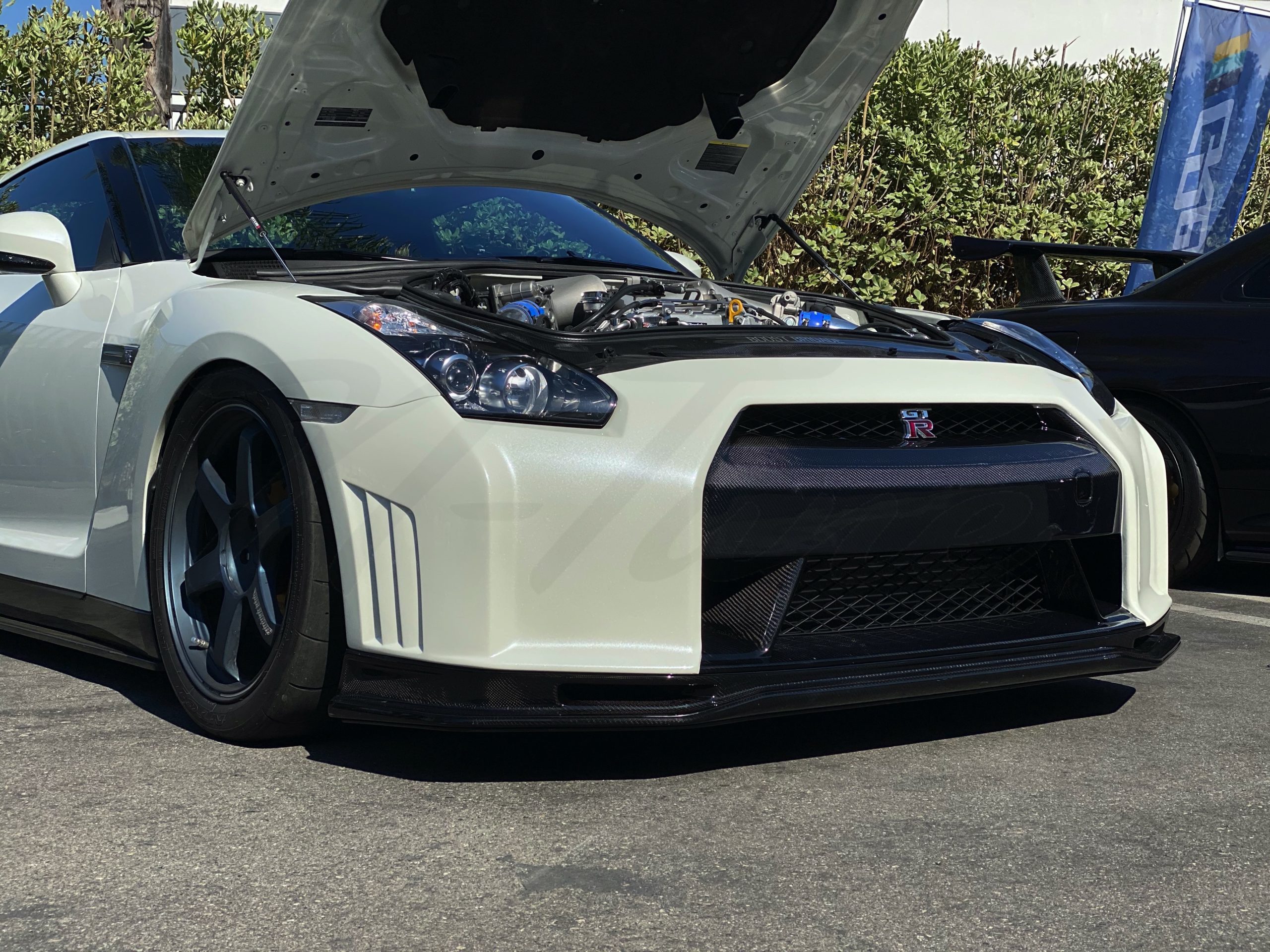 N Tune Spec N Front Bumper FRP CF 2009 2011 Nissan R35 GTR DRL